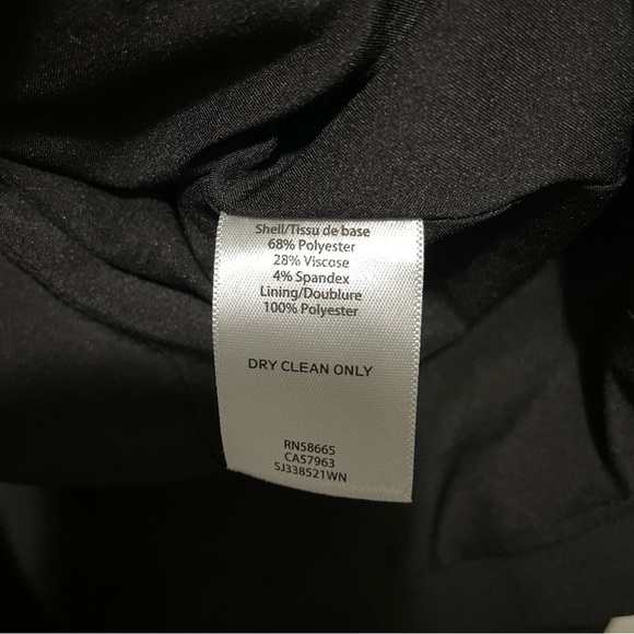 Sejour Plus 16W Black Blazer Two-Button Career Work Office Jacket - Picture 3 of 7
